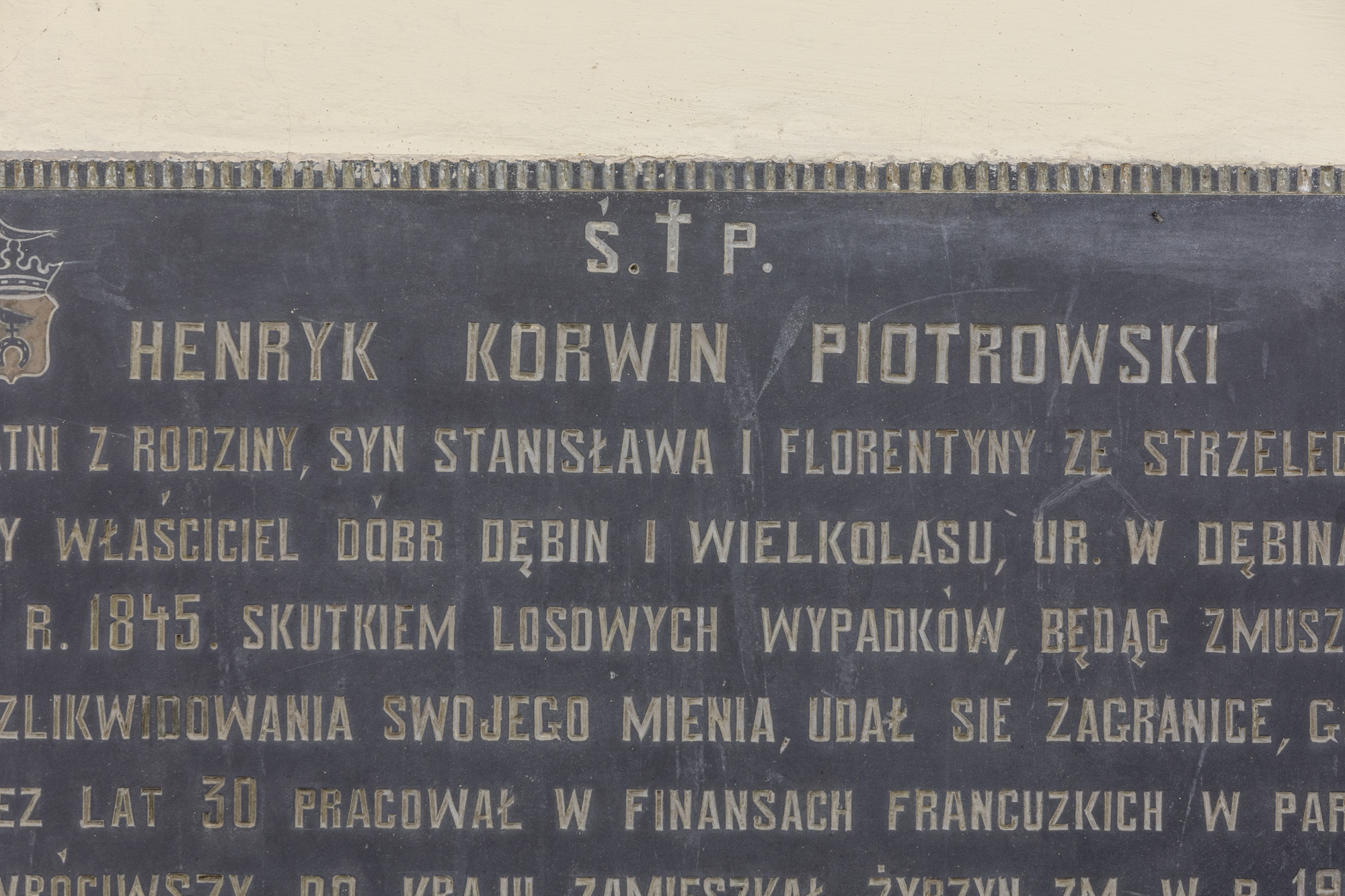 Tablica pamiątkowa Henryka Korwin-Piotrowskiego